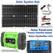 60W Backup Solar Kit 500W Inverter by Habicare