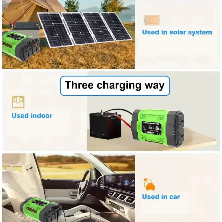 60W Backup Solar Kit 500W Inverter by Habicare