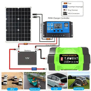 60W Backup Solar Kit 500W Inverter by Habicare