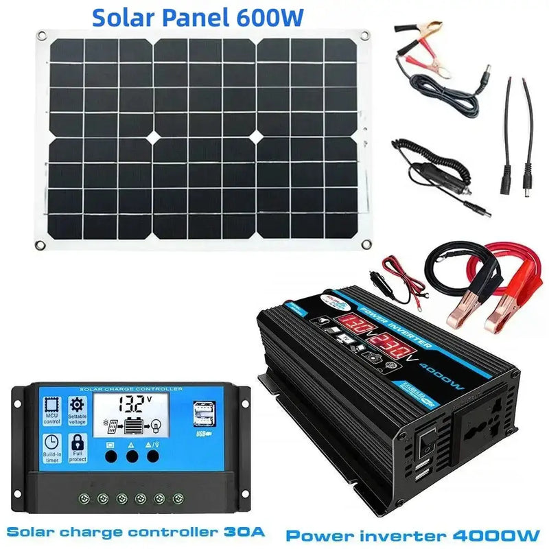 60W Home & Outdoor Solar Power System by Habicare