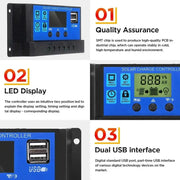 60W Home & Outdoor Solar Power System by Habicare