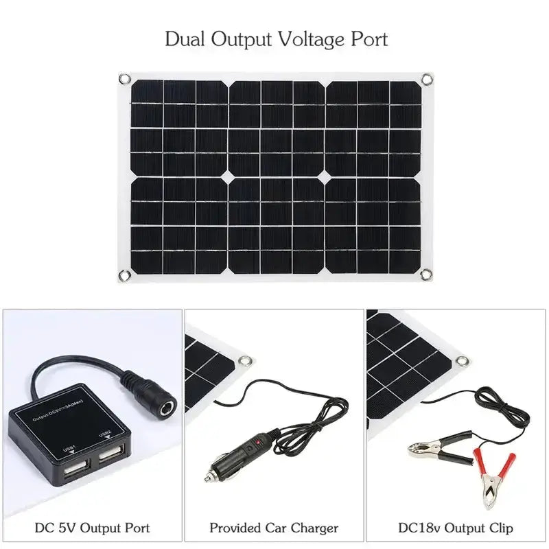 60W Home & Outdoor Solar Power System by Habicare