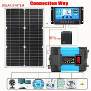 60W Home & Outdoor Solar Power System by Habicare