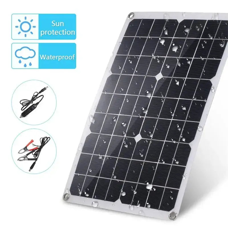 60W Home & Outdoor Solar Power System by Habicare