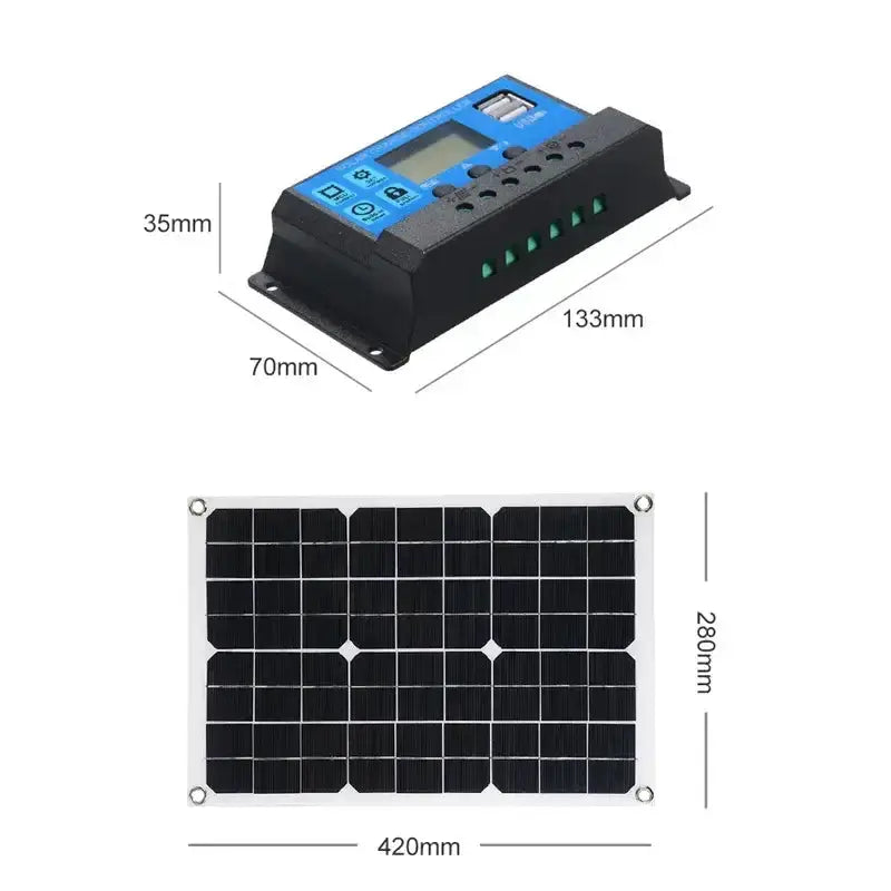 60W Home & Outdoor Solar Power System by Habicare