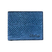 Fish Leather Bifold Wallet by Ofishal
