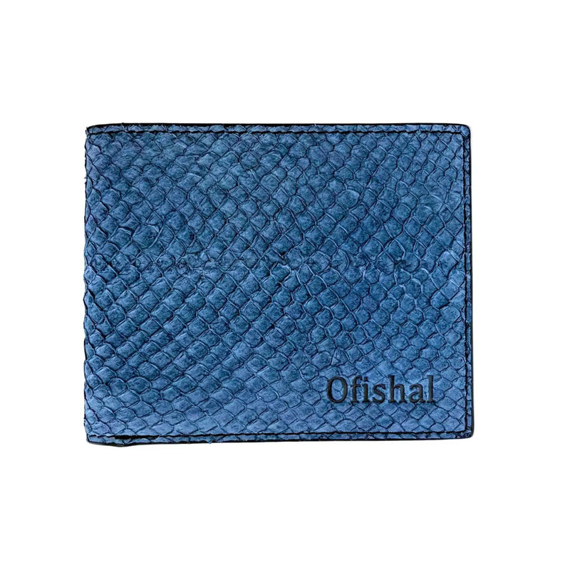 Fish Leather Bifold Wallet by Ofishal