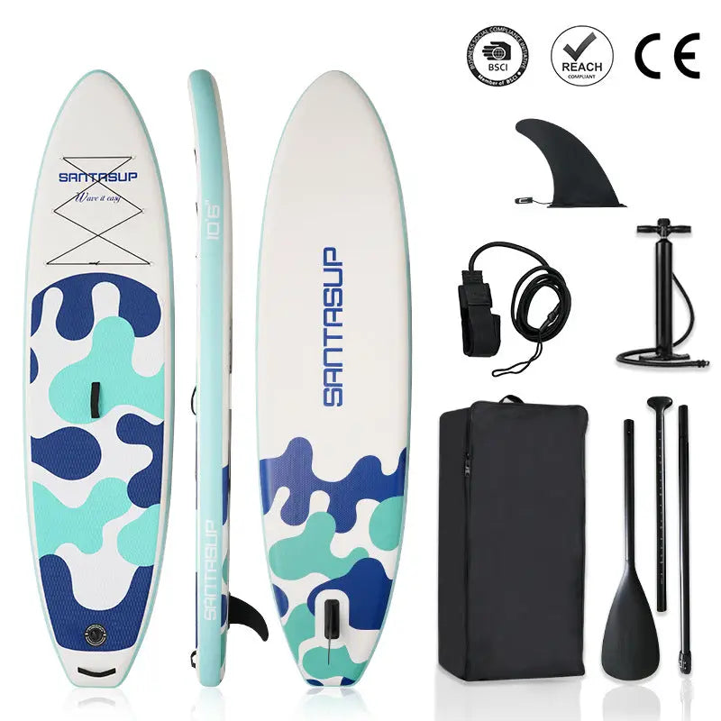 Inflatable SUP Paddle Board for Beginners (Surfing) by Action Outdoors Limited