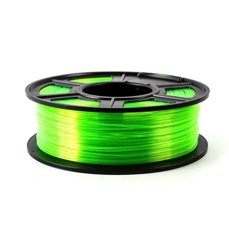 1KG PETG 1.75mm 3D Printer Printing Filament - Transparent Green by salelink.co.nz