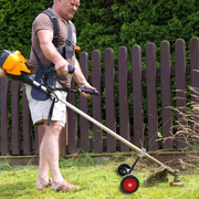 Universal String Trimmer Grass Eater Weed Cutter Adjustable Support Wheels Set by salelink.co.nz
