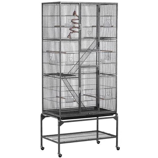 Yaheetech 175.5cm H Extra Large Pet Cage Mobile Large Bird Cage Parrot Cage 175.5cm H Extra Large Pet Cage Mobile Large Bird Cage Parrot Cage