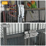 175.5cm H Extra Large Pet Cage Mobile Large Bird Cage Parrot Cage by Yaheetech