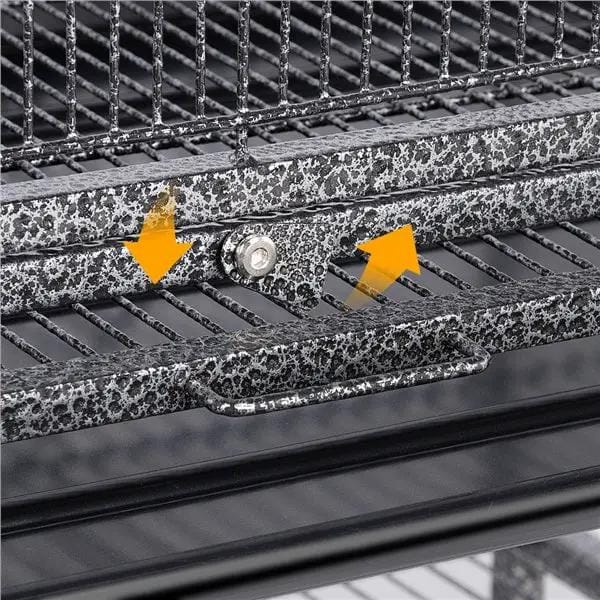 175.5cm H Extra Large Pet Cage Mobile Large Bird Cage Parrot Cage by Yaheetech