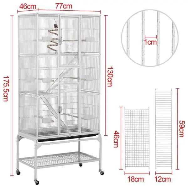 69’’H Extra Large Bird Cage by Yaheetech