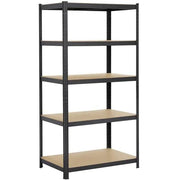 5 Tiers Metal Storage Shelving Adjustable Display Rack Unit by Yaheetech