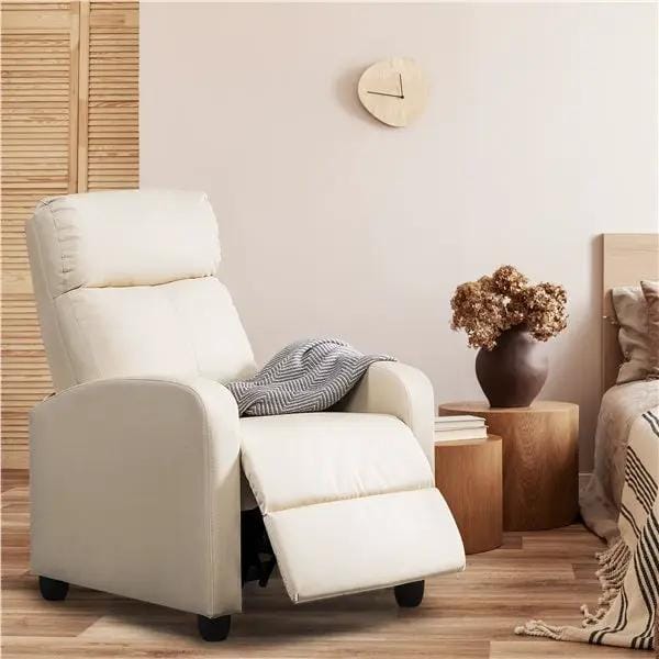 Yaheetech Recliner Chair Recliner Sofa Adjustable Modern Single Reclining Chair Upholstered Sofa Recliner Chair Recliner Sofa Adjustable Modern Single Reclining Chair Upholstered Sofa