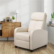 Yaheetech Recliner Chair Recliner Sofa Adjustable Modern Single Reclining Chair Upholstered Sofa Recliner Chair Recliner Sofa Adjustable Modern Single Reclining Chair Upholstered Sofa