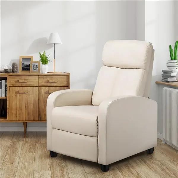 Yaheetech Recliner Chair Recliner Sofa Adjustable Modern Single Reclining Chair Upholstered Sofa Recliner Chair Recliner Sofa Adjustable Modern Single Reclining Chair Upholstered Sofa
