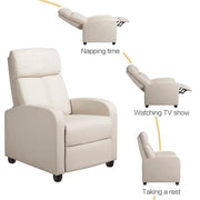 Yaheetech Recliner Chair Recliner Sofa Adjustable Modern Single Reclining Chair Upholstered Sofa Recliner Chair Recliner Sofa Adjustable Modern Single Reclining Chair Upholstered Sofa