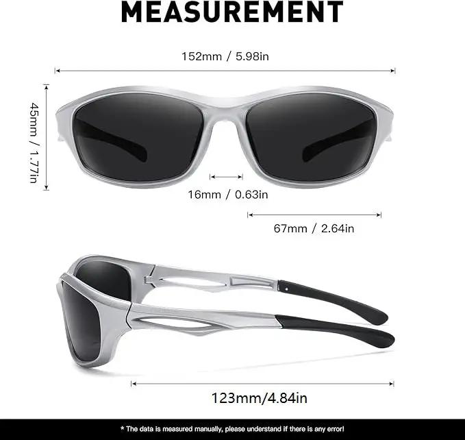 ECOTREK Sports Polarised Sunglasses – Lightweight Outdoor Shades for Running, Cycling & Driving LX08 by ECOTREK