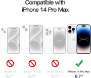 iPhone 14 Pro MAX Case Magsafe Clear by salelink.co.nz
