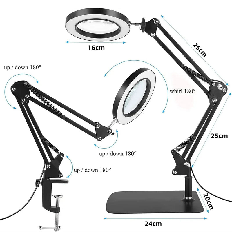Magnifying Lamp Desk Light by salelink.co.nz