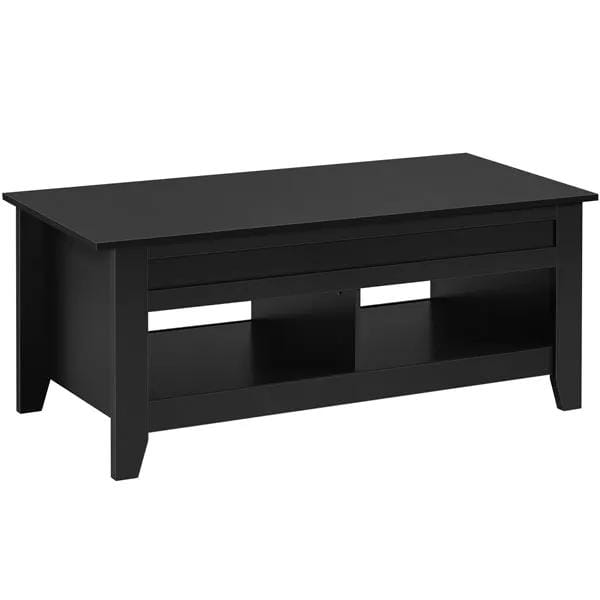 Yaheetech L 120cm Lift Top Coffee Table w/Hidden Compartment & 2 Open Shelves L 120cm Lift Top Coffee Table w/Hidden Compartment & 2 Open Shelves