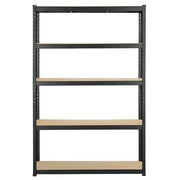 5-Tier Metal Storage Shelving Adjustable Display Rack Unit Overhead Storage Shelves by Yaheetech
