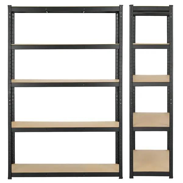 5-Tier Metal Storage Shelving Adjustable Display Rack Unit Overhead Storage Shelves by Yaheetech