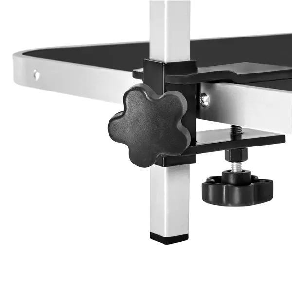 Yaheetech Foldable Pet Grooming Table Stainless Steel Arm Frame Height Adjustable Foldable Pet Grooming Table Stainless Steel Arm Frame Height Adjustable