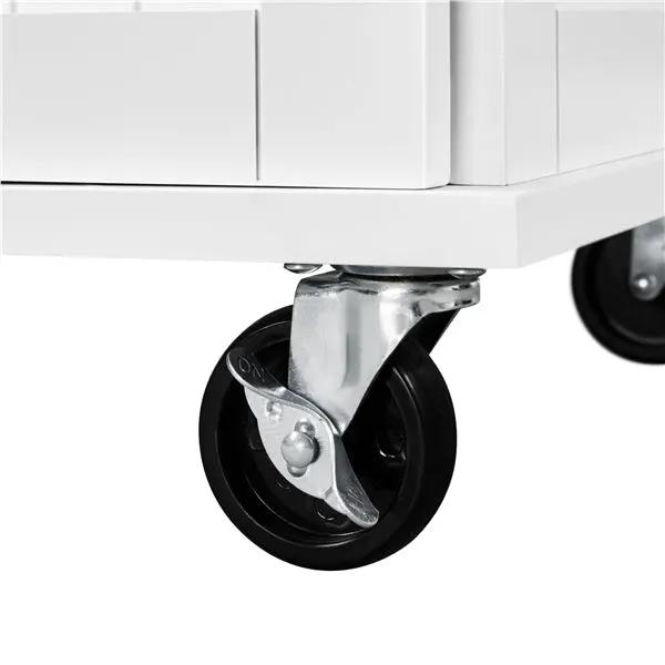 Yaheetech Stainless Steel Top Rolling Kitchen Island Cart Kitchen Trolley Stainless Steel Top Rolling Kitchen Island Cart Kitchen Trolley