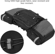 Urban Wave 3-in-1 Bicycle Rear Rack Bag with Rain Cover 43L JS61310 by ECOTREK