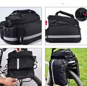 Ecotrek Waterproof Bicycle Rear Seat Bag – Multifunctional Pannier Rack Saddle Bag JS17606 by ECOTREK