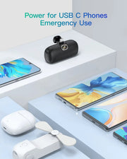Kuulaa USB C Power Bank 5000mAh black by salelink.co.nz
