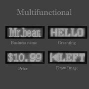 LED Name Badge Tag - White by salelink.co.nz
