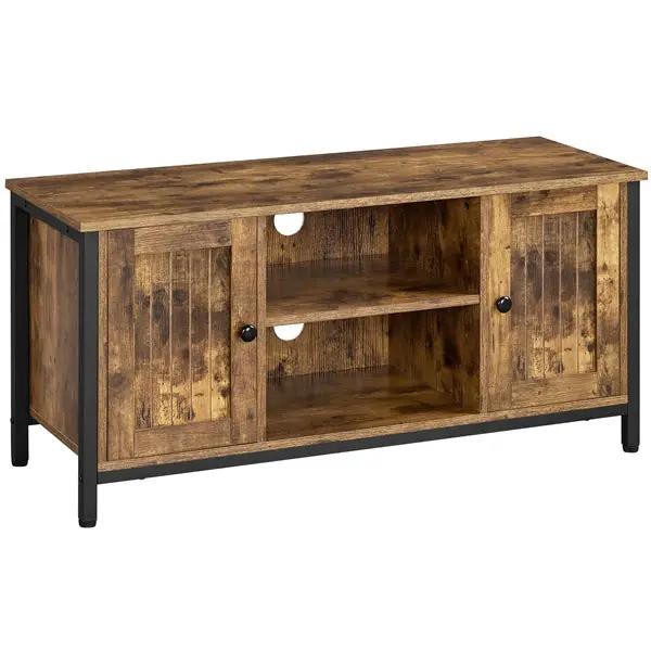 Cabin TV Stand TV Cabinet TV Stand for TVs up to 50-Inch by Yaheetech