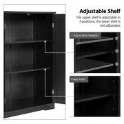 Yaheetech Furniture Organizer Bathroom Floor Cabinet Side Storage Cabinet Furniture Organizer Bathroom Floor Cabinet Side Storage Cabinet