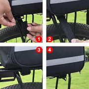 Ecotrek Waterproof Bicycle Rear Seat Bag – Multifunctional Pannier Rack Saddle Bag JS17606 by ECOTREK