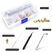25PCS MK8 3D Printer Extruder Brass Nozzles for Creality Ender 3 by salelink.co.nz
