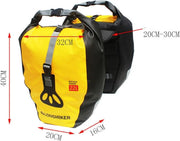 Ecotrek Bicycle Side Pannier Bag – Large Capacity Waterproof Rear Bag YJ5161 by ECOTREK