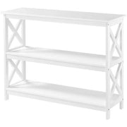 3-Tier Wooden Console Table Sofa Side Table Entryway Table by Yaheetech