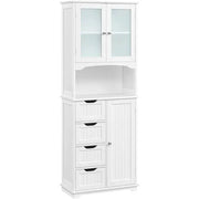 65.5″ Tall Bathroom Storage Cabinet, Freestanding Bathroom Cabinet by Yaheetech