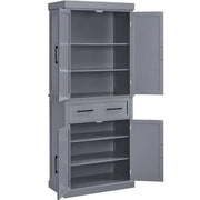 Tall Pantry Cupboard Freestanding Storage Cabinet Kitchen Pantry by Yaheetech