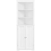 64.5″ H Tall Corner Cabinet Corner Shelving Unit Freestanding Bathroom Cabinet by Yaheetech