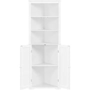 64.5″ H Tall Corner Cabinet Corner Shelving Unit Freestanding Bathroom Cabinet by Yaheetech