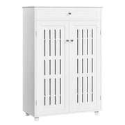 5-Tier & 1 Drawer Shoe Storage Cabinet Closed Adjustable Shoes Rack by Yaheetech