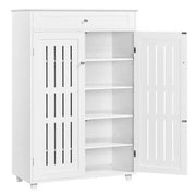 5-Tier & 1 Drawer Shoe Storage Cabinet Closed Adjustable Shoes Rack by Yaheetech