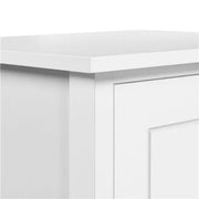 Set of 2 End Table w/three Drawers Wooden 3 Drawer Modern Tall End Table by Yaheetech