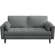 1x 2-seater sofa and 2x suited oversized armchair Sofa Set by Yaheetech
