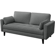 1x 2-seater sofa and 2x suited oversized armchair Sofa Set by Yaheetech